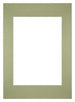 Paspartú Tamaño del Marco 59,4x84 cm A1 - Tamaño de la Foto 42x59,4 cm - Menta Verde