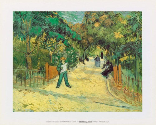 Vincent Van Gogh Giardini Publici Reproducción de arte 30x24cm | Yourdecoration.es