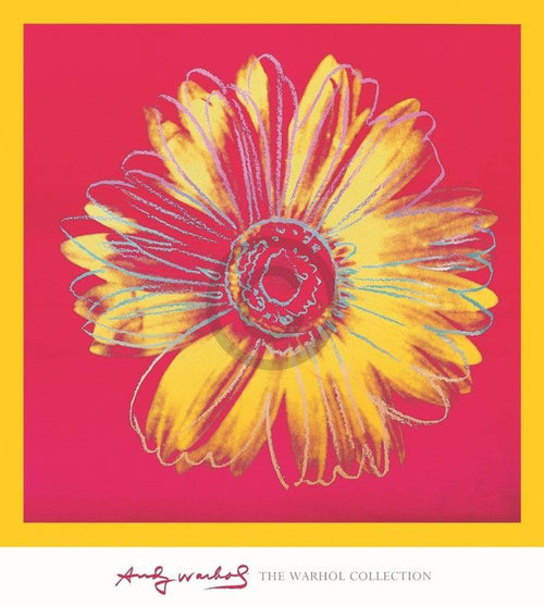 Andy Warhol Daisy 1982 Reproducción de arte 90x90cm | Yourdecoration.es