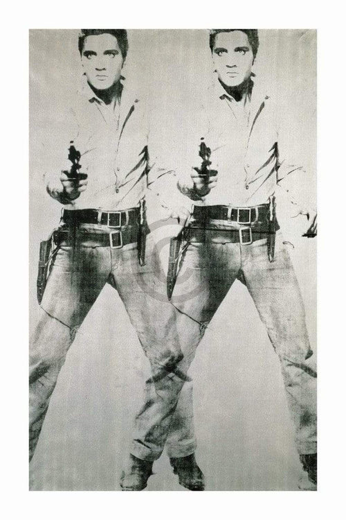 Andy Warhol Elvis 1963 Double Reproducción de arte 60x90cm | Yourdecoration.es