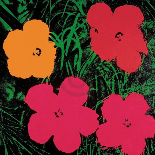 Andy Warhol Flowers C. 1964 Reproducción de arte 60x60cm | Yourdecoration.es