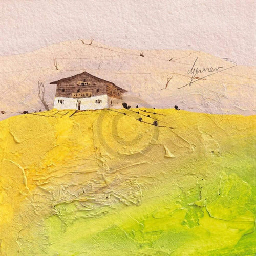 Bernhard Gerner Landhaus 1 Reproducción de arte 50x50cm | Yourdecoration.es