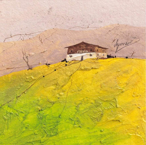 Bernhard Gerner Landhaus 2 Reproducción de arte 50x50cm | Yourdecoration.es