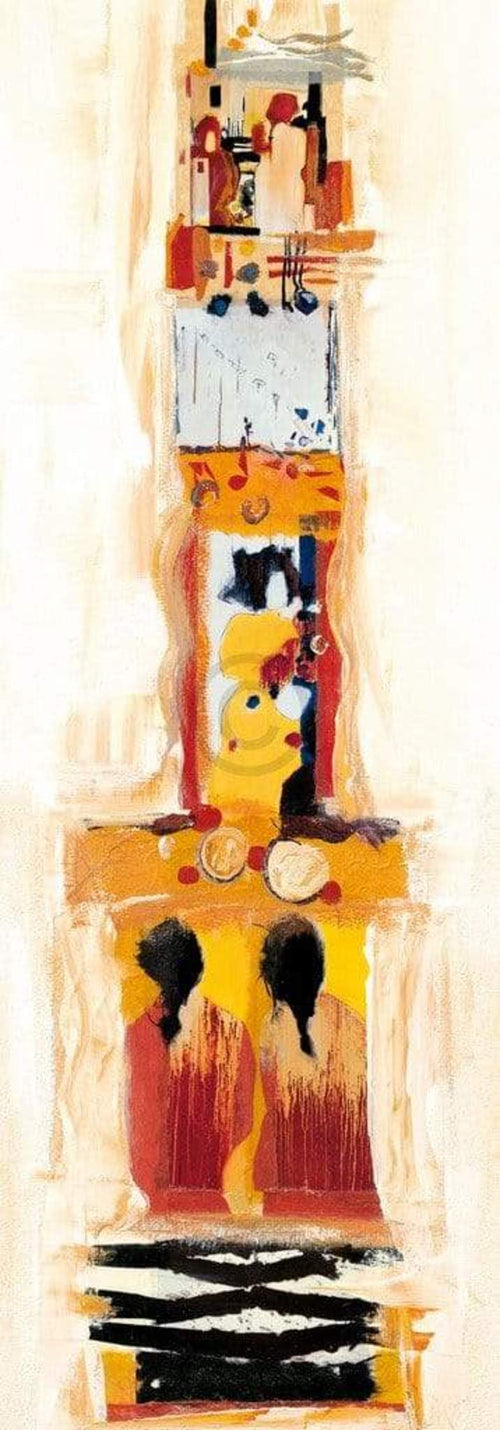 Celina Bonciani Begegnungen II Reproducción de arte 35x100cm | Yourdecoration.es