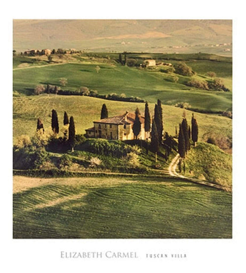 Elisabeth Carmel Tuscan Villa Reproducción de arte 45x50cm | Yourdecoration.es