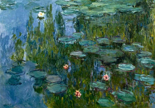 Claude Monet Seerosen Reproducción de arte 100x70cm | Yourdecoration.es