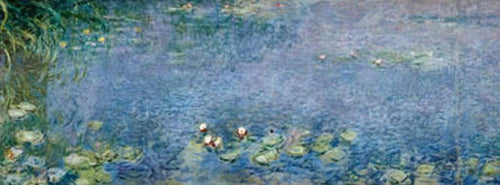 Claude Monet Seerosen I Reproducción de arte 138x51cm | Yourdecoration.es