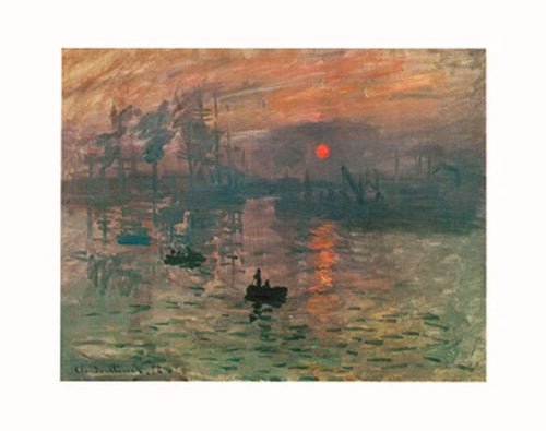 Claude Monet Impression, Sonnenaufgang Reproducción de arte 71x56cm | Yourdecoration.es