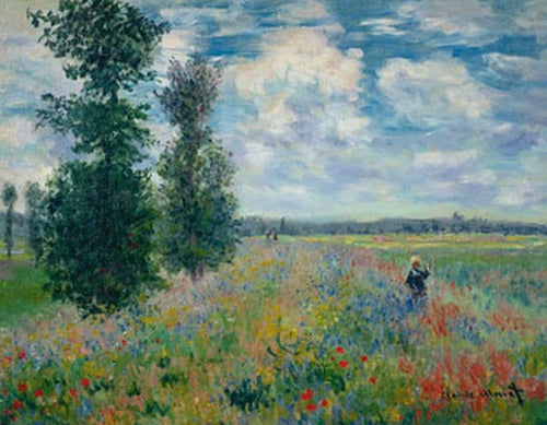 Claude Monet Les Coquelicots Reproducción de arte 90x70cm | Yourdecoration.es