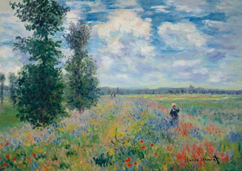 Claude Monet Les Coquelicots Reproducción de arte 29.7x21cm | Yourdecoration.es