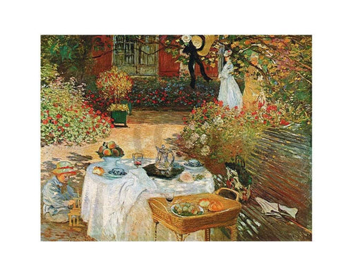 Claude Monet Le dèjeuner Reproducción de arte 70x50cm | Yourdecoration.es