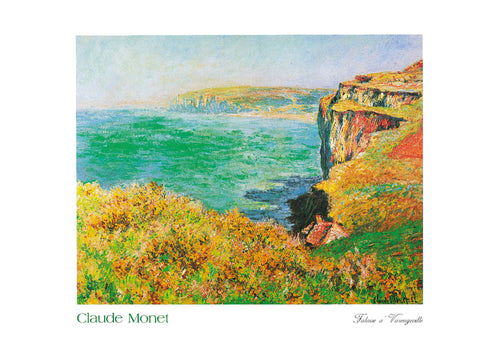 Claude Monet Falaise à Varengeville Reproducción de arte 70x50cm | Yourdecoration.es