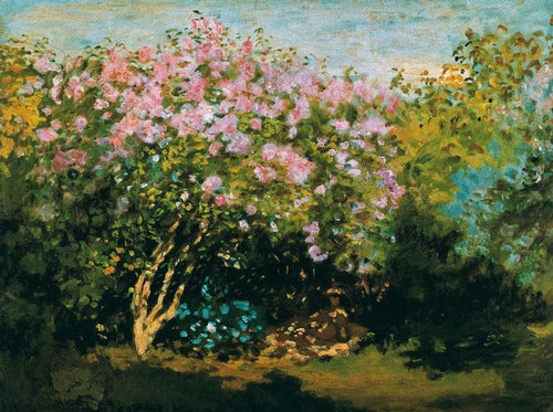 Claude Monet Blühender Flieder in der Sonne Reproducción de arte 80x60cm | Yourdecoration.es
