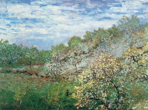 Claude Monet Bäume in Blüte Reproducción de arte 80x60cm | Yourdecoration.es