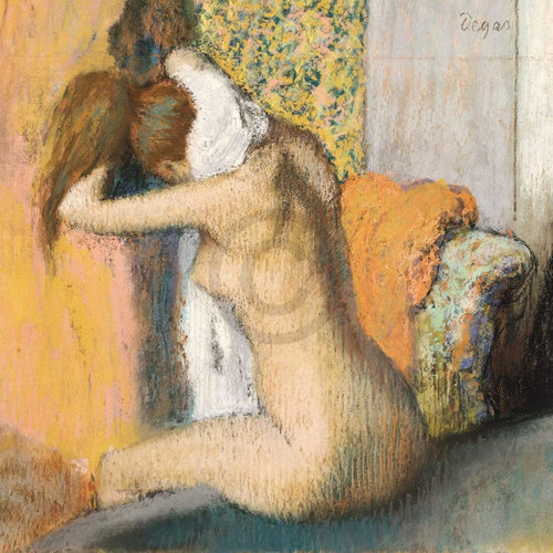 Edgar Degas Frau nach dem Bade Reproducción de arte 80x60cm | Yourdecoration.es