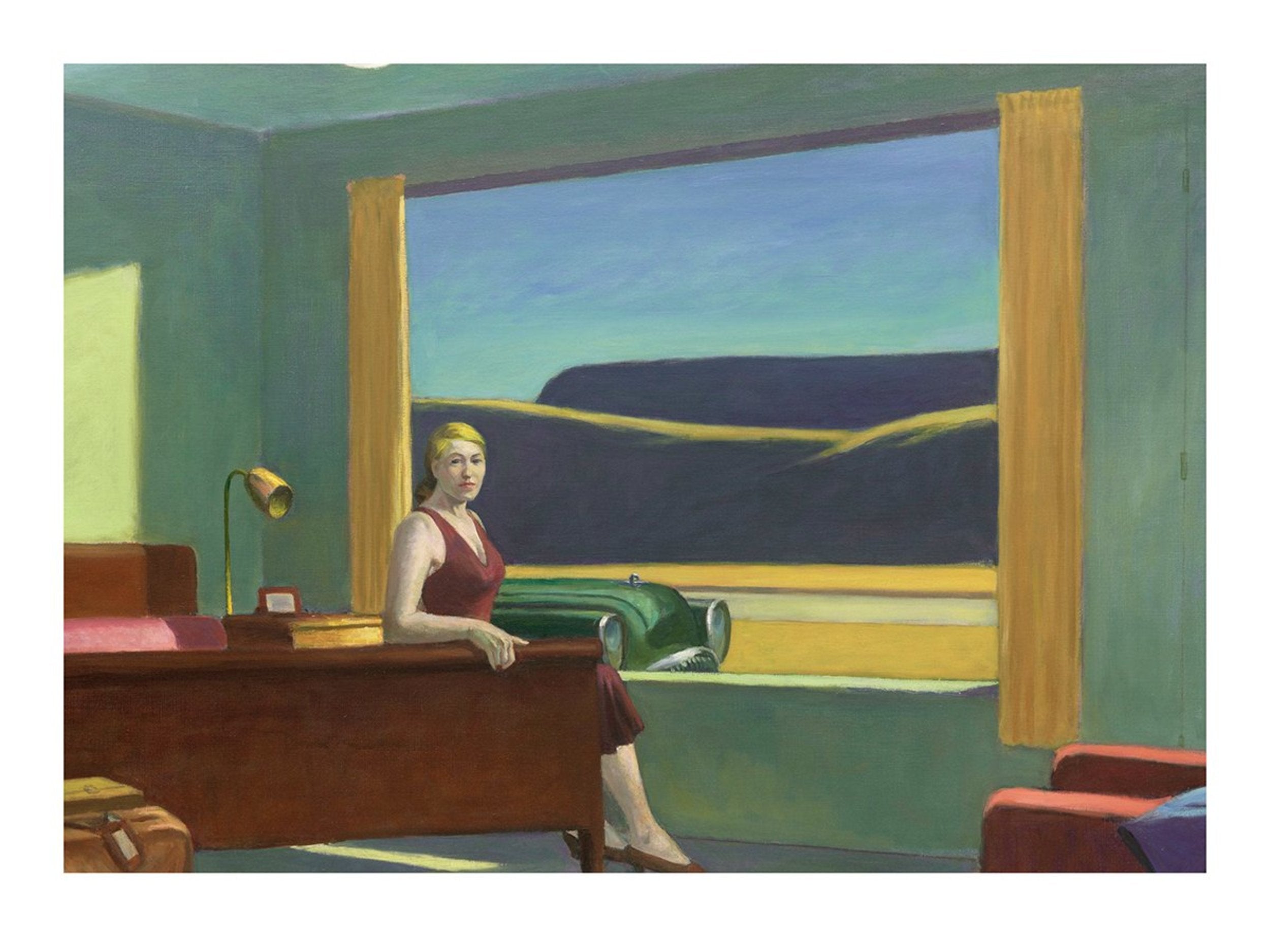 Impresión del Arte Edward Hopper Western Motel 1957 40x30cm
