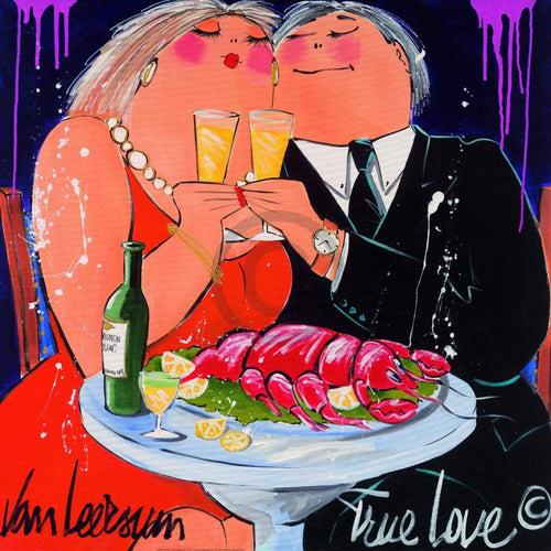 El van Leersum True Love Reproducción de arte 70x70cm | Yourdecoration.es