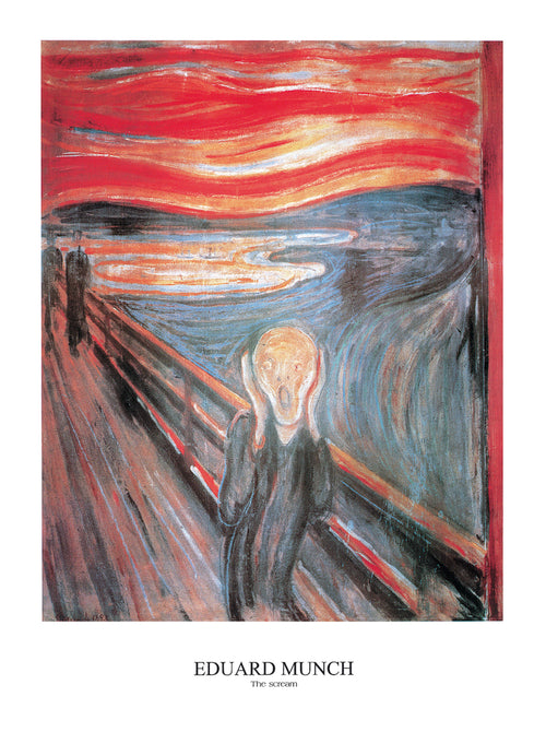 Edvard Munch The Scream Reproducción de arte 60x80cm | Yourdecoration.es