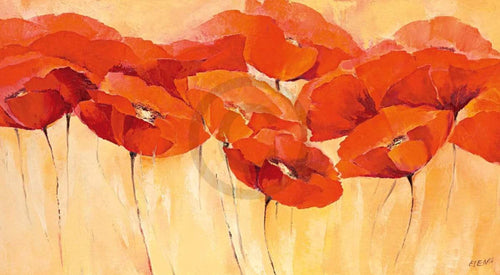 Elena Filatov Mohnparade II Reproducción de arte 138x76cm | Yourdecoration.es