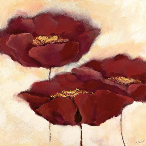 Elena Filatov Mohn in Milch II Reproducción de arte 70x70cm | Yourdecoration.es