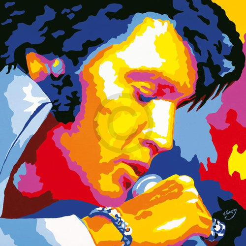 Vladimir Gorsky Elvis Reproducción de arte 85x85cm | Yourdecoration.es