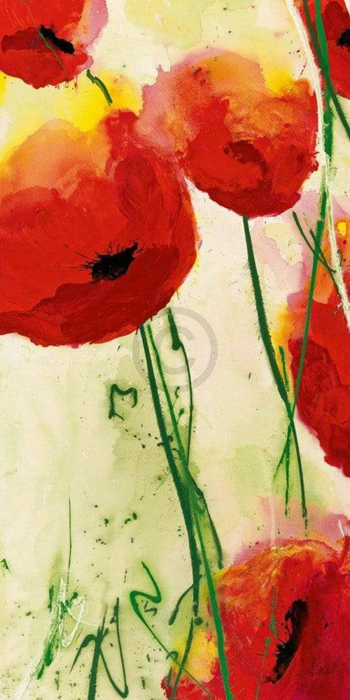 Heidi Reil Klatschmohn Reproducción de arte 50x100cm | Yourdecoration.es