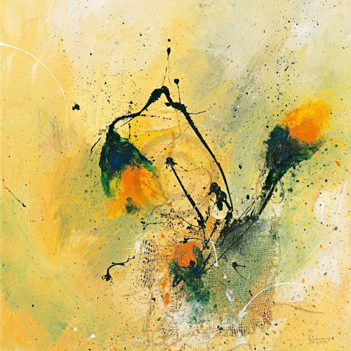 Isolde Folger Blüten II Reproducción de arte 70x70cm | Yourdecoration.es