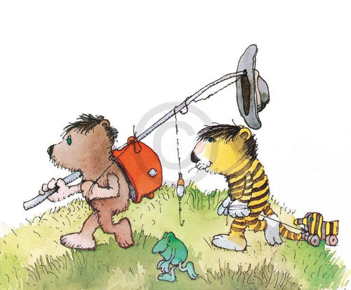 Janosch Unterwegs Reproducción de arte 58x48cm | Yourdecoration.es