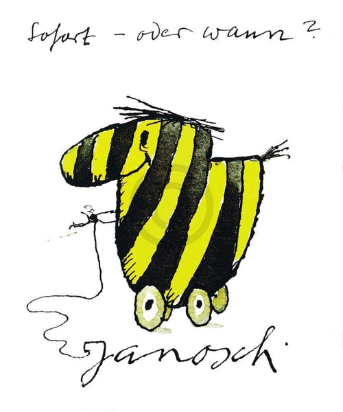 Janosch Tigerente sofort Reproducción de arte 48x58cm | Yourdecoration.es
