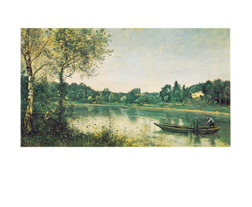 J.B.C. Corot L'étang de ville d'Avray Reproducción de arte 30x24cm | Yourdecoration.es