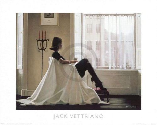 Jack Vettriano In Thoughts of You Reproducción de arte 50x40cm | Yourdecoration.es
