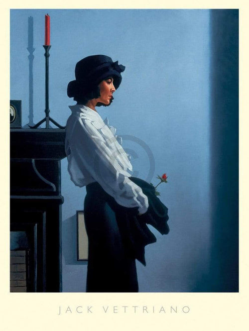 Jack Vettriano Valentine Rose Reproducción de arte 60x80cm | Yourdecoration.es