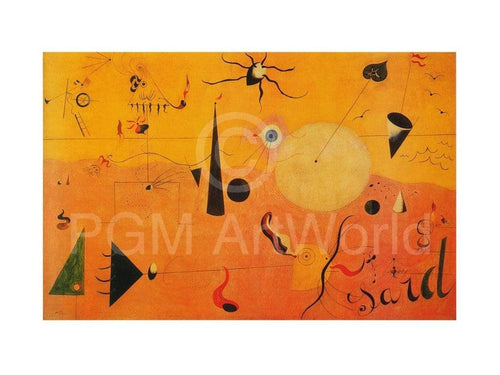 Joan Miro Paysage Catalan Reproducción de arte 80x60cm | Yourdecoration.es
