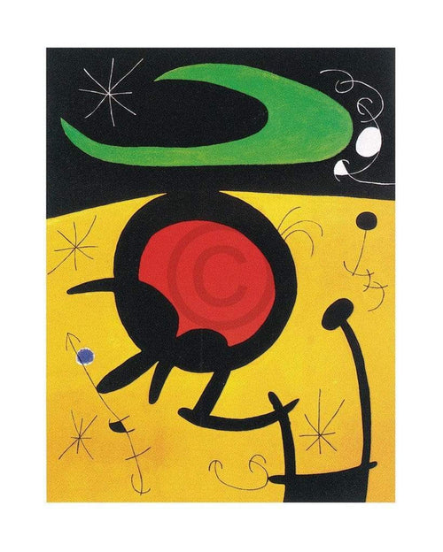Joan Miro Vuelo de pajaros Reproducción de arte 40x50cm | Yourdecoration.es