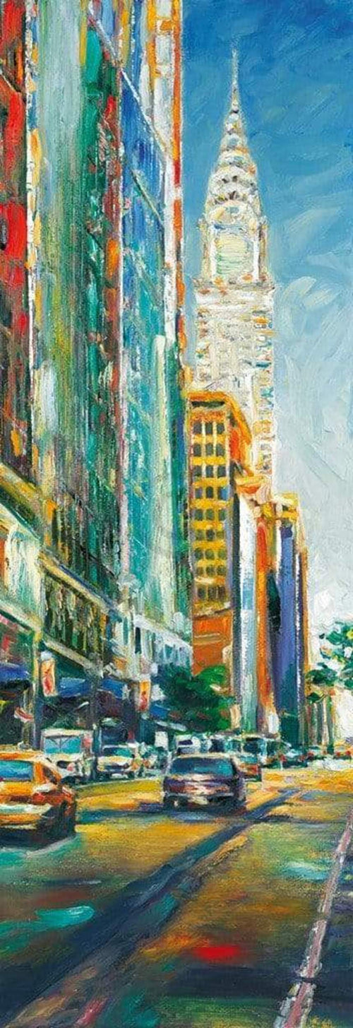 Jürgen Schmiedekampf Leaving Bryant Park Reproducción de arte 34x99cm | Yourdecoration.es