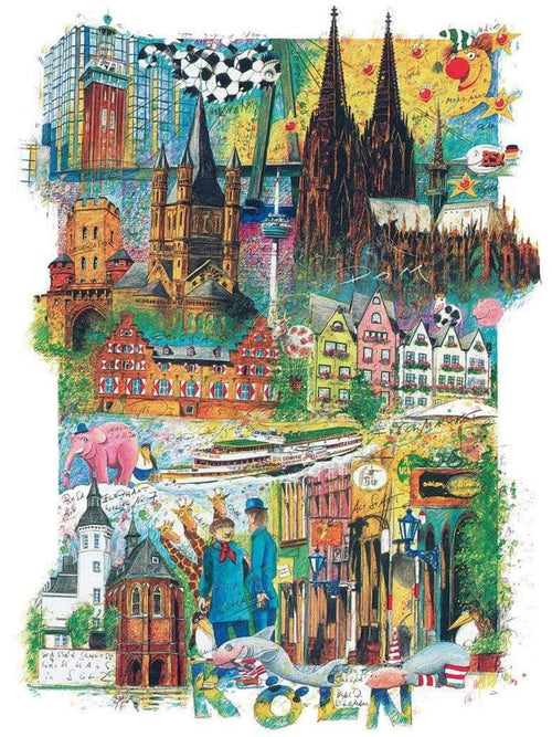 Klaus D. Schiemann  Köln Reproducción de arte 60x80cm | Yourdecoration.es