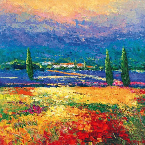 Madjid Provence II Reproducción de arte 70x70cm | Yourdecoration.es