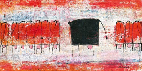 Marianne Kindt Schwarze Kuh Reproducción de arte 100x50cm | Yourdecoration.es