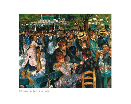 Auguste Renoir Le Moulin de la Galette Reproducción de arte 70x50cm | Yourdecoration.es
