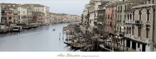 Alan Blaustein Morning on the Grand Canal Reproducción de arte 106x40cm | Yourdecoration.es