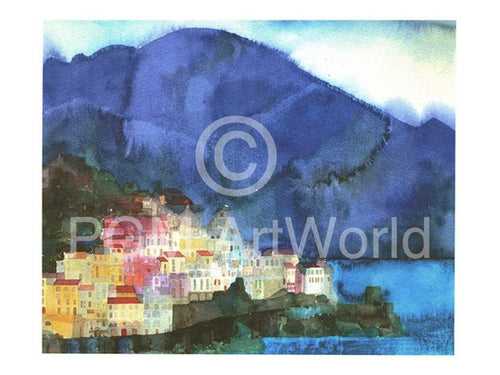 Ralf Westphal Amalfi, Golf von Salerno Reproducción de arte 40x30cm | Yourdecoration.es