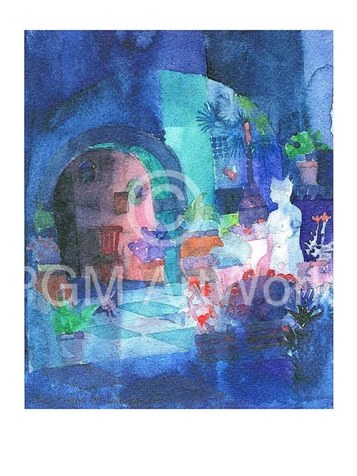 Ralf Westphal Italienischer Garten Reproducción de arte 30x40cm | Yourdecoration.es