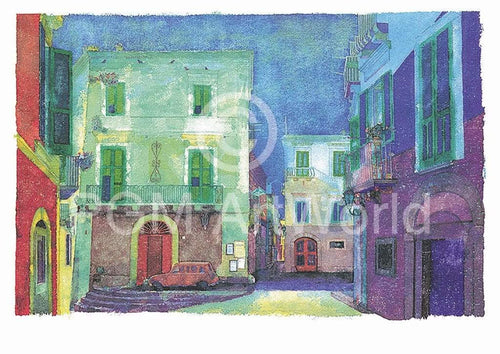 Ralf Westphal Via Palazzi Trani / Apulien Reproducción de arte 90x70cm | Yourdecoration.es
