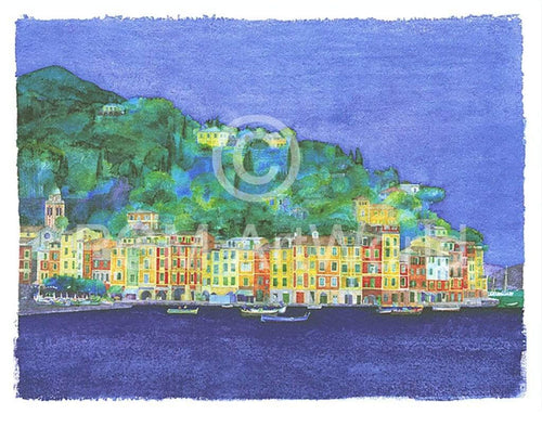 Ralf Westphal Portofino / Ligurien Reproducción de arte 90x70cm | Yourdecoration.es