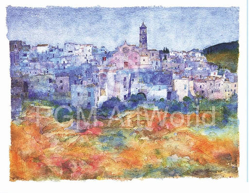 Ralf Westphal Miglionico / Basilicata Reproducción de arte 100x70cm | Yourdecoration.es