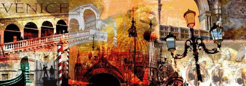 Saskia Porkay Venice Reproducción de arte 100x35cm | Yourdecoration.es