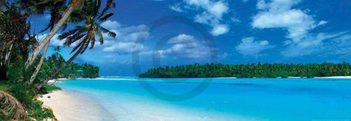 Shutterstock Panoramic Lagoon Reproducción de arte 95x33cm | Yourdecoration.es
