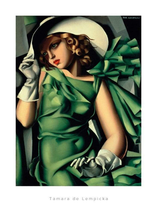 Tamara De Lempicka Young Lady with Gloves Reproducción de arte 50x70cm | Yourdecoration.es