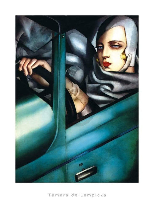 Tamara De Lempicka Self Portrait Reproducción de arte 50x70cm | Yourdecoration.es