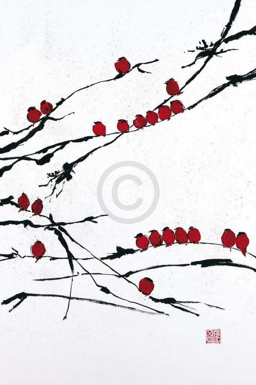 Jenny Tsang Bamboo Chorus Reproducción de arte 41x61cm | Yourdecoration.es